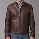 Forever in style, males's leather jacket