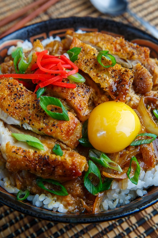 Oyakodon (Japanese Chicken and Egg Rice Bowl) Recipe on Closet Cooking