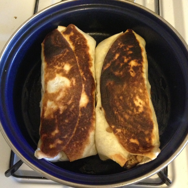 K8LA Vegan Cheeseburger Wrap!