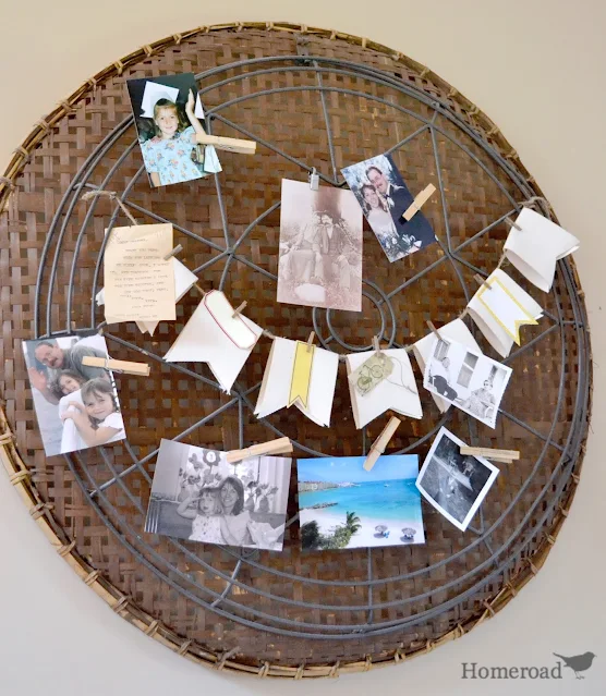 fan cover with basket and photos