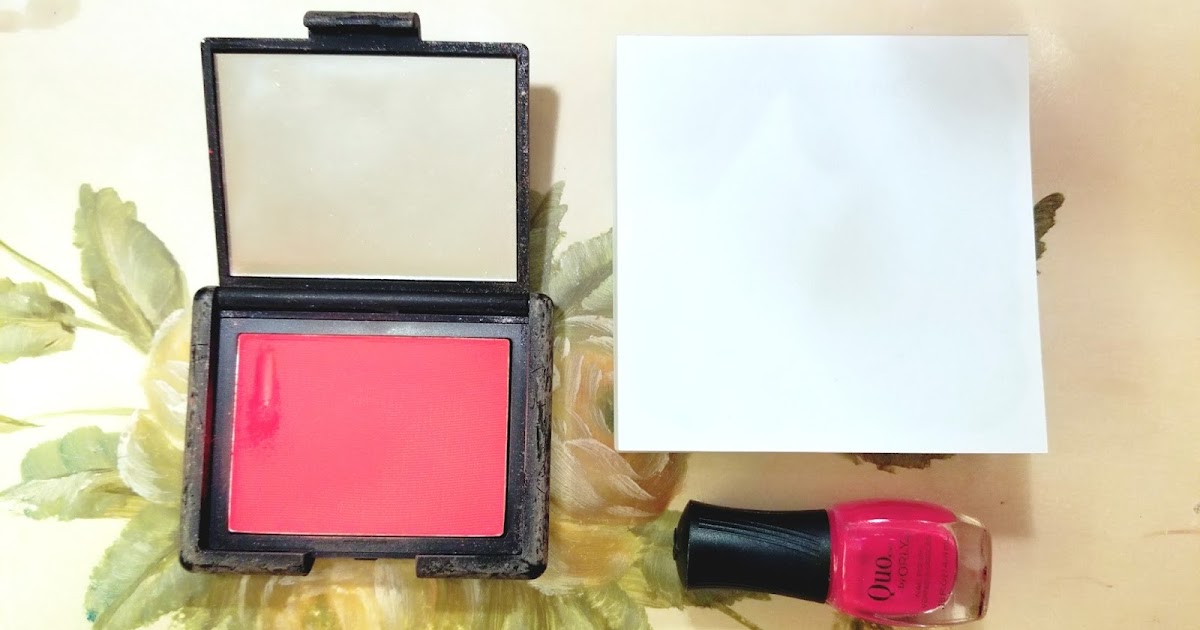 How to Make Your Own Stamping Polish with Eyeshadow / Blush chichicho