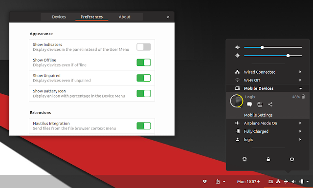 GSConnect Android Gnome Shell integration