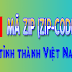 Mã bưu chính Zip Code, Postal Code của Việt Nam