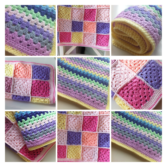 sweetpea family Billie blanket update..................finished