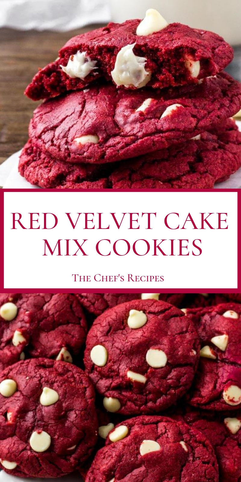 RED VELVET CAKE MIX COOKIES RED VELVET CAKE MIX COOKIES