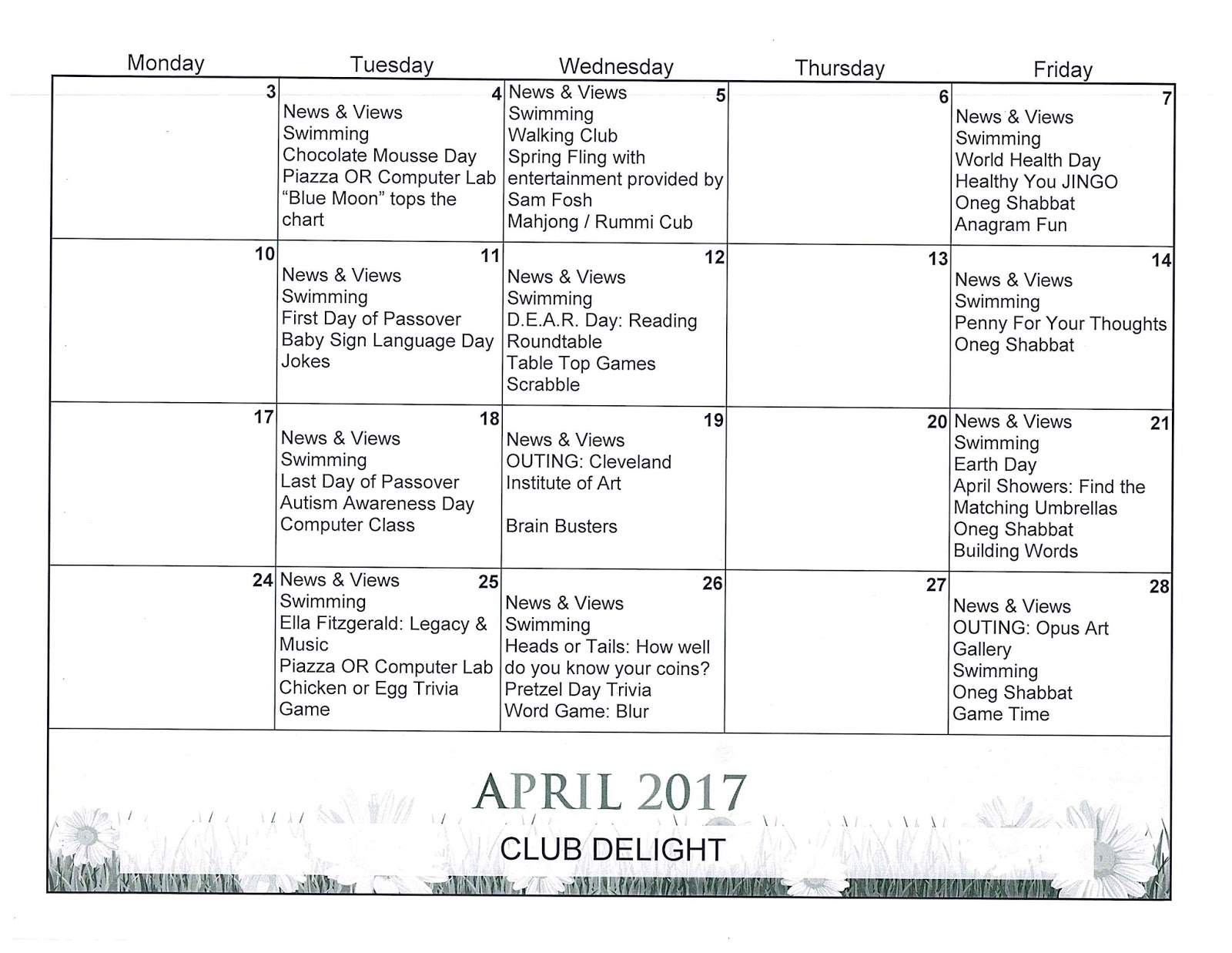 Menorah Park's Mandel Adult Day Center in Cleveland, Ohio Menorah Park