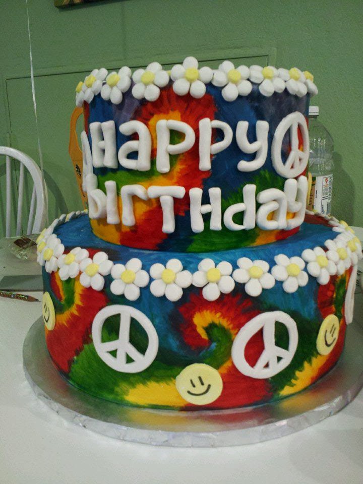 Pam's Custom Cakes ode to the 60s!!