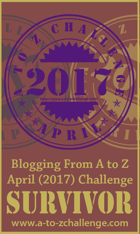 2017 A to Z Challenge Survivor