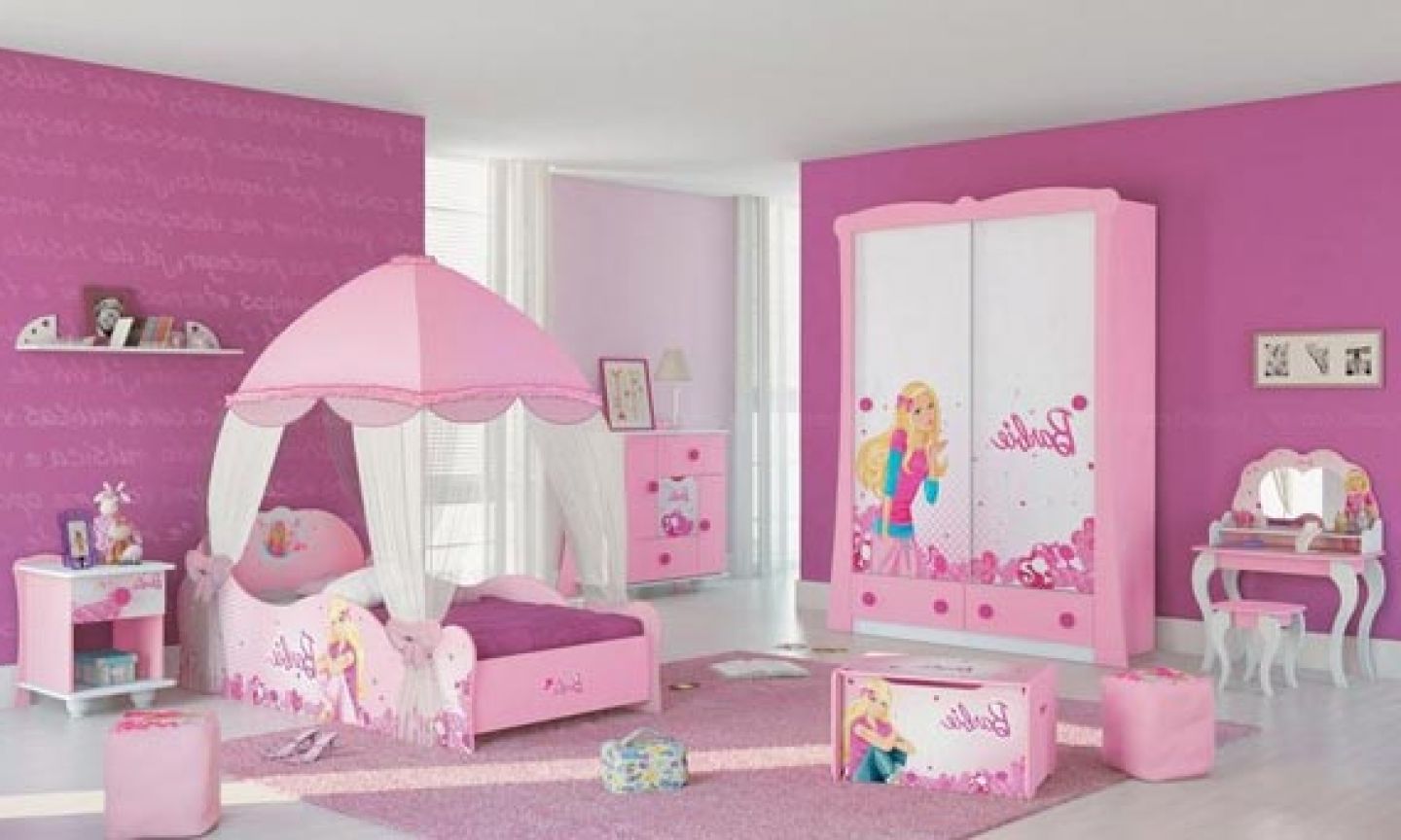 Barbie Bedroom Design Decorating Ideas - Decorating and Home Design