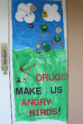 ribbon poster week door decoration grade artwork drug posters anti bulletin teacher projects theexhaustedmom drugs beep exhausted mom boards tied