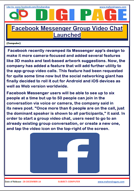 DP | FB - MESSENGER | 28 - DEC - 16 DP | FB - MESSENGER | 28 - DEC - 16