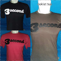kaos 3second kaos 3second, kaos 3second terbaru, kaos 3second bandung, kaos 3second original