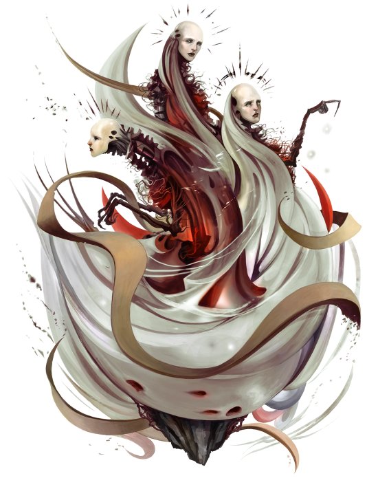 As incríveis e sombrias ilustrações de fantasia de Alexandre Chaudret Alexandre Chaudret eyardt deviantart ilustrações fantasia sombria rock punk infernal