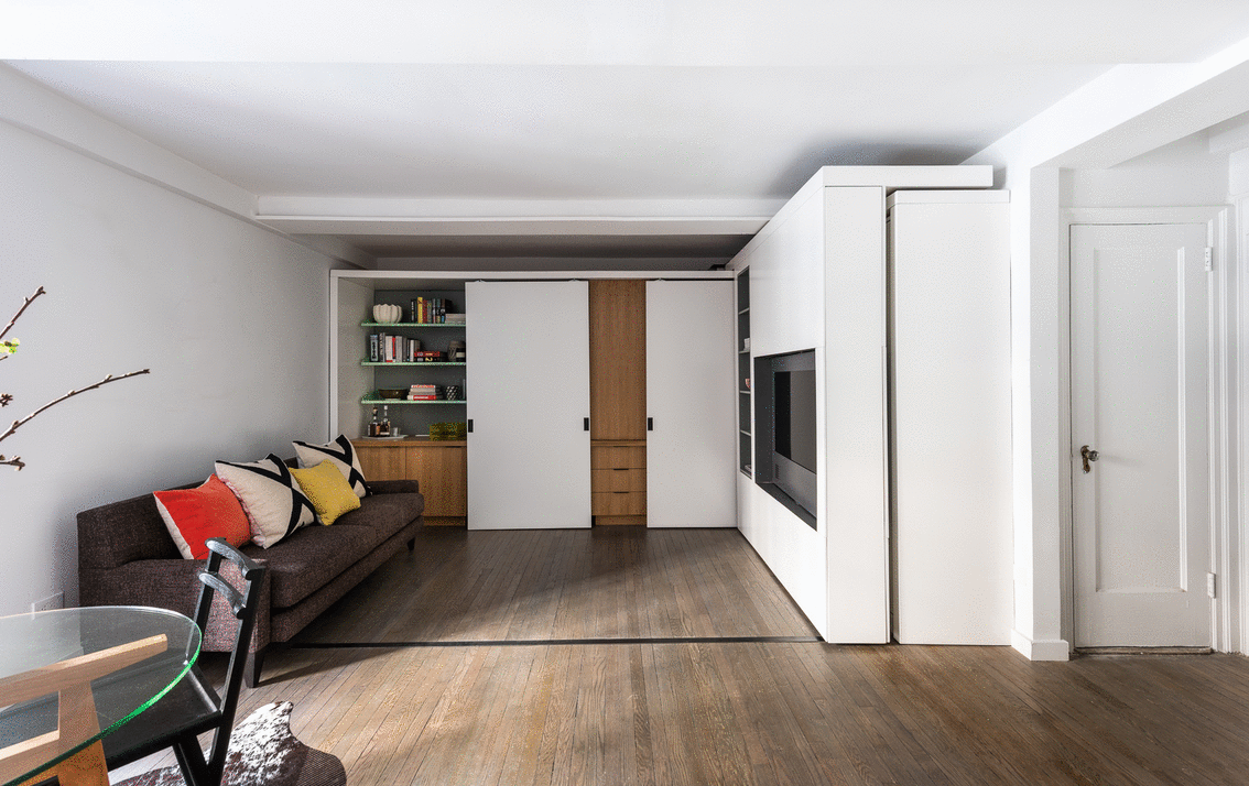 9 idei și soluții practice de a separa dormitorul din living într-o garsonieră