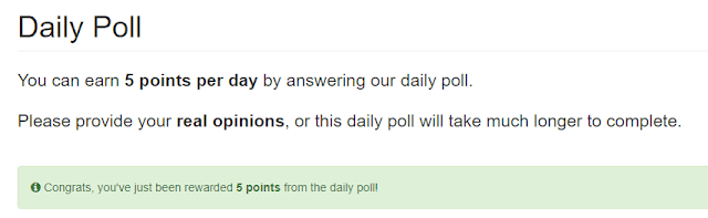 PointsPrizes- Daily Poll