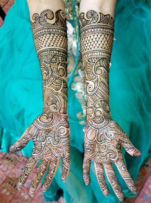 Simple Mehndi Designs For Full Hands