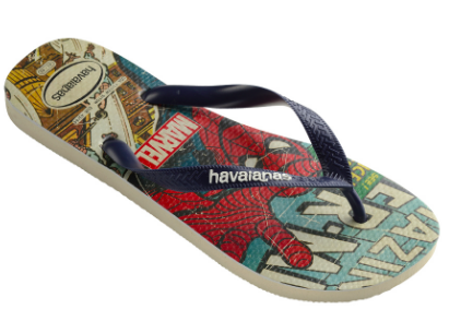 havaianas marvel spiderman