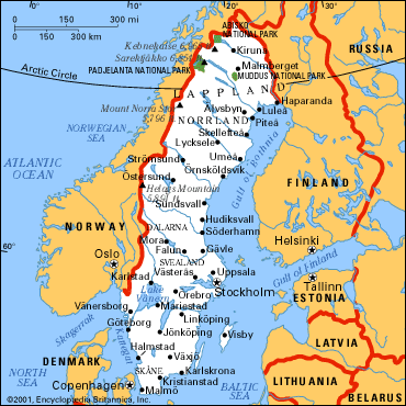 Sverige Politiska Kartan bild | Karta över Sverige, Geografisk, Fysisk