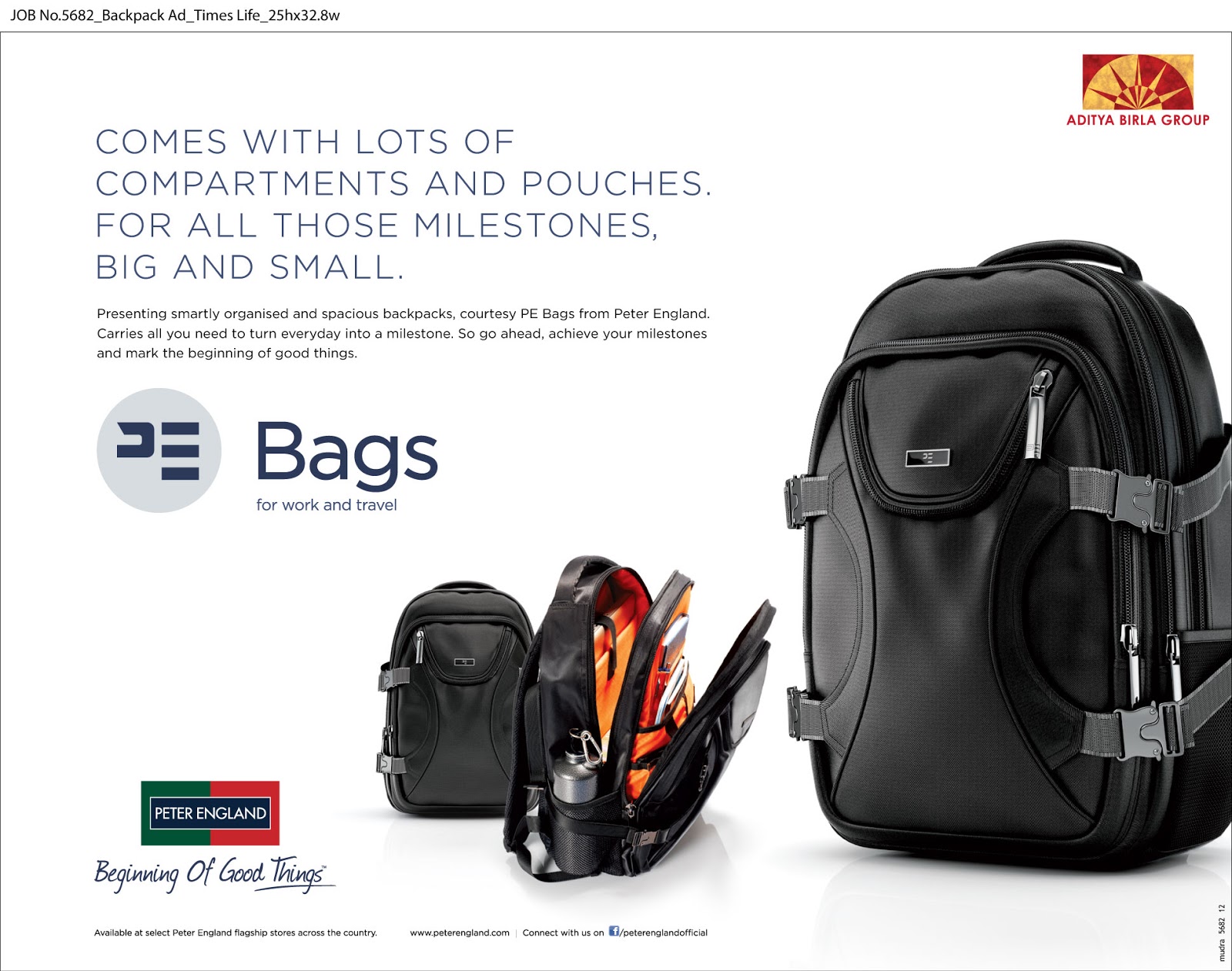 peter england travel bags