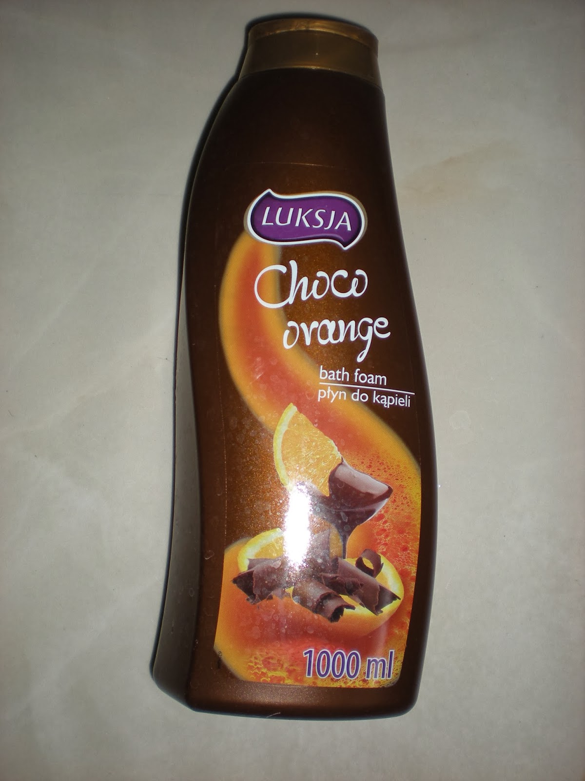 Luksja: Choco Bath Foam - "moje zakupy"