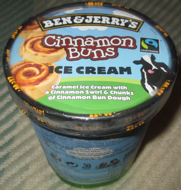 FOODSTUFF FINDS New Ben and Jerry's Cinnamon Buns Ice Cream (Waitrose