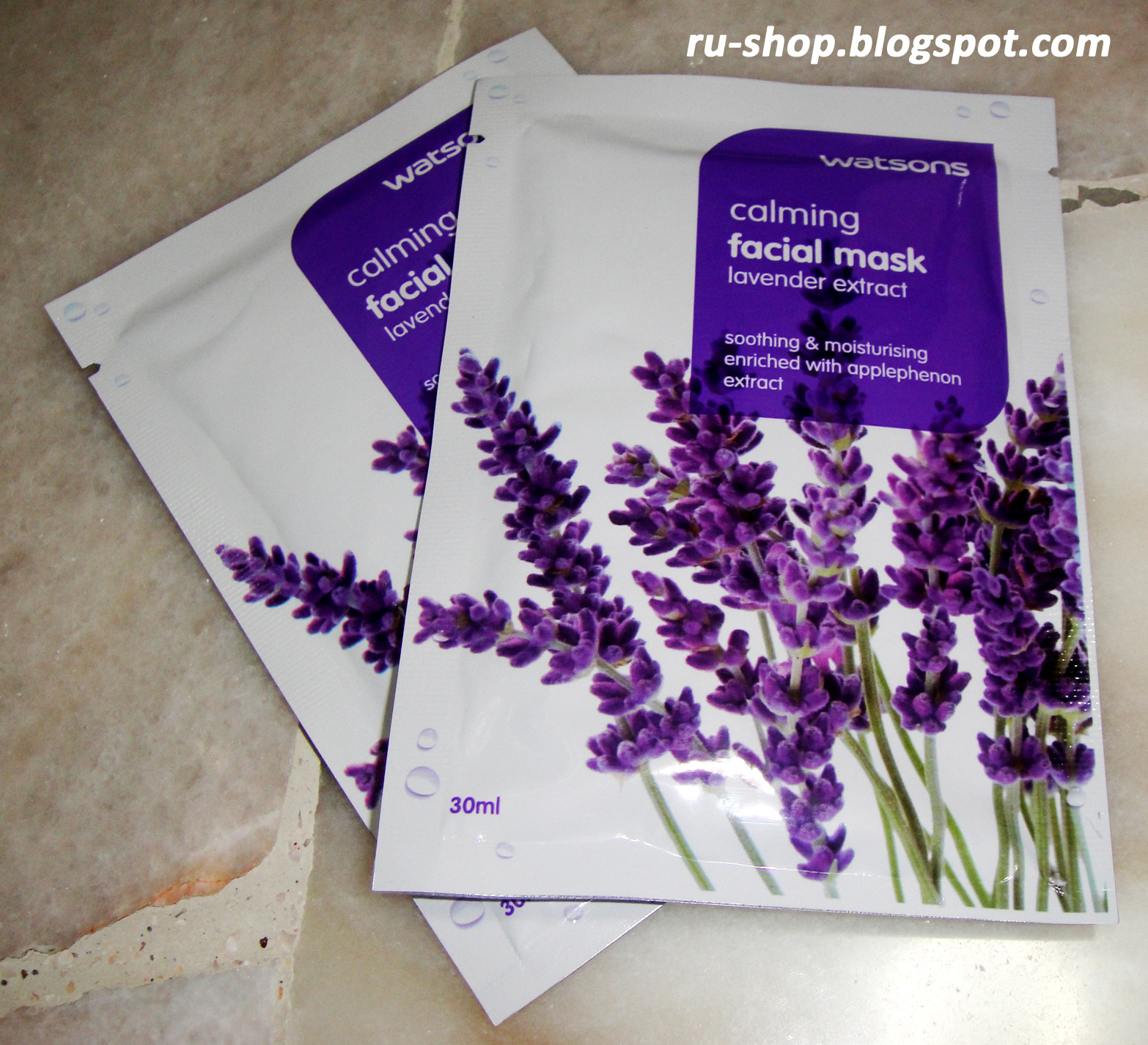 Ru's Shopping Review! Watson's Calming Facial Mask