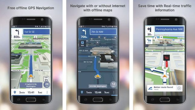 Free GPS Navigation road tracker