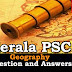 Kerala PSC Geography Question and Answers - 2