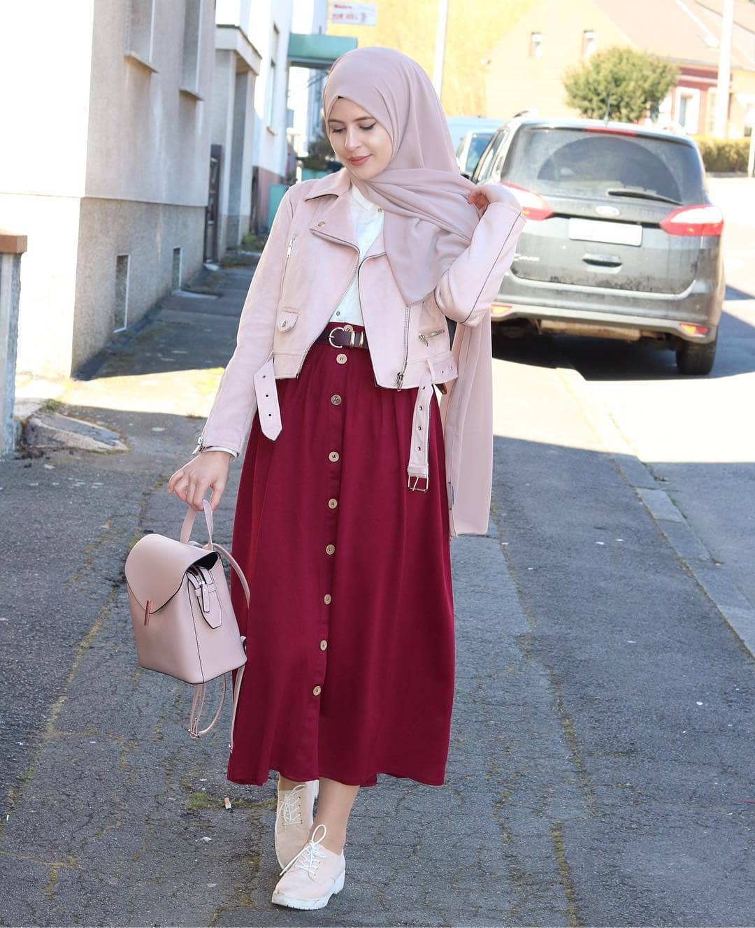 Vêtement Jupe Longue Hijab 2019 Style Jeune Fille 2019 2025