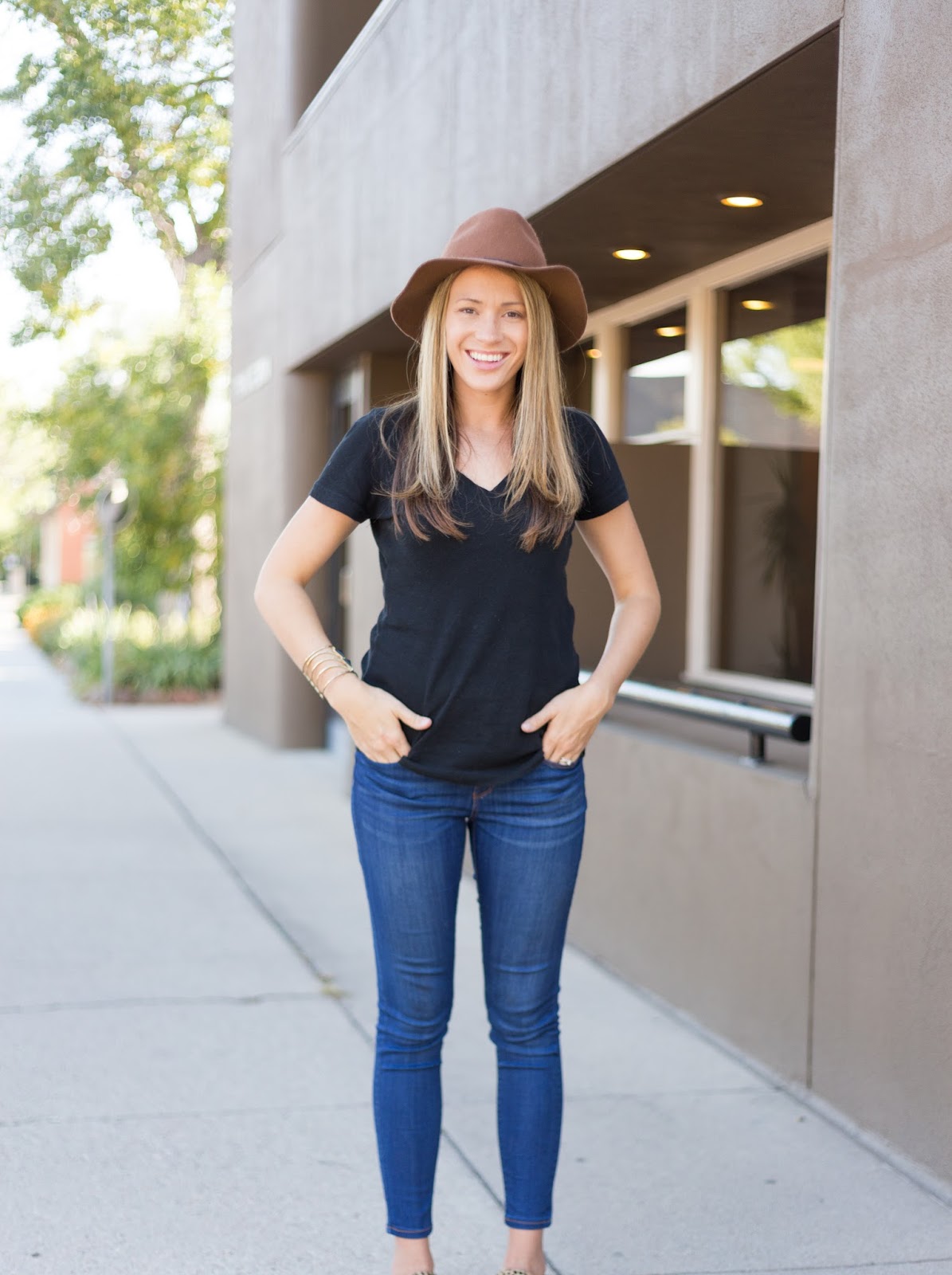 Laid Back With a Cute Black Tee by Colorado fashion blogger Eat Pray Wear Love