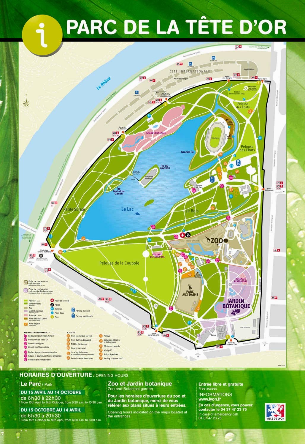 Meteo Parc De La Tete D Or Kezban Paris'ten Bildiriyor!: Fransa'nın En Büyük Parkı; le Parc de la