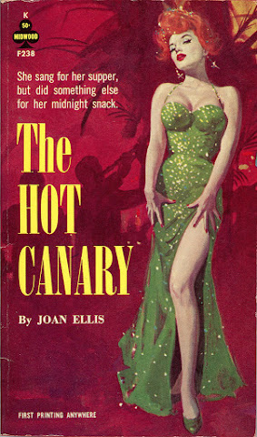 Robert Maguire - The Hot Canary, paperback cover, 1963