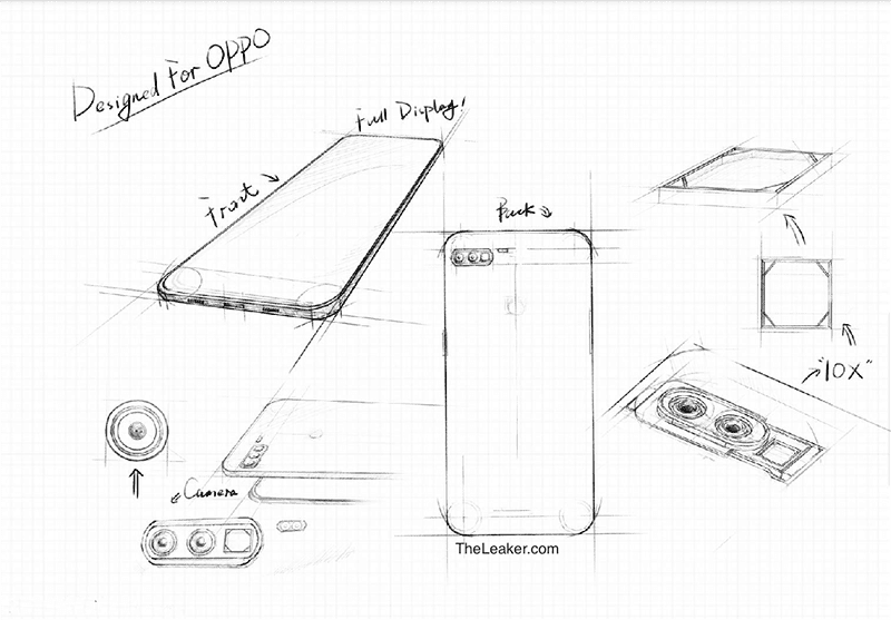 Leaked camera design patent of the phone with 10x zoom Leaked camera design patent of the phone with 10x zoom