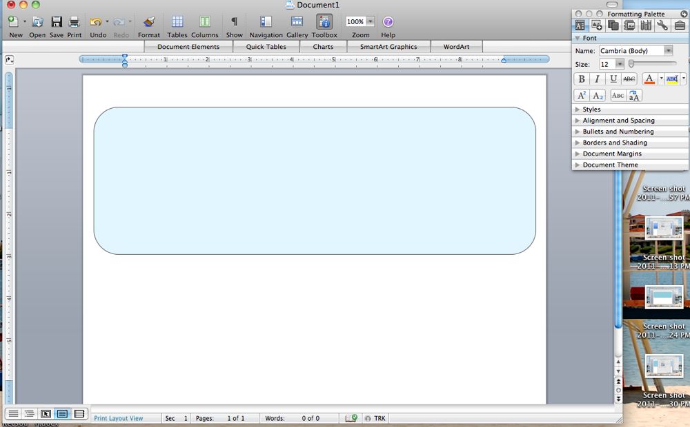 Make graphics in WORD MADE EVERYDAY