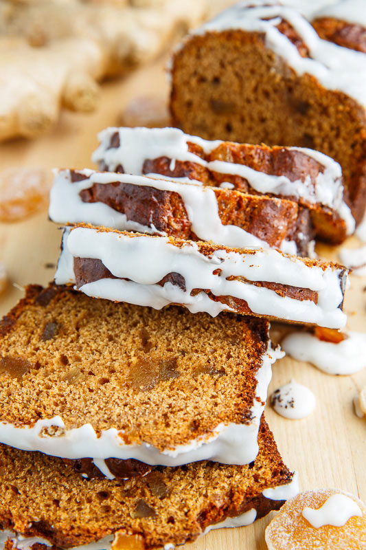 Gingerbread Loaf with Lemon Icing Gingerbread Loaf with Lemon Icing