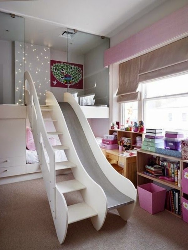 Kids bed with slide &#8211; amazing photos
