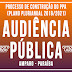 Prefeitura Municipal de Amparo realizará Audiência Pública para definir o PPA 2018/2021