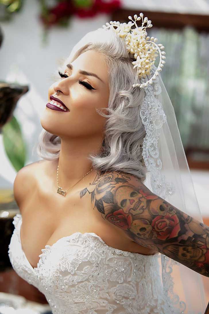 Las Novias Tatuadas Mas Bellas El Dia De Su Boda Belagoria La Web De Los Tatuajes