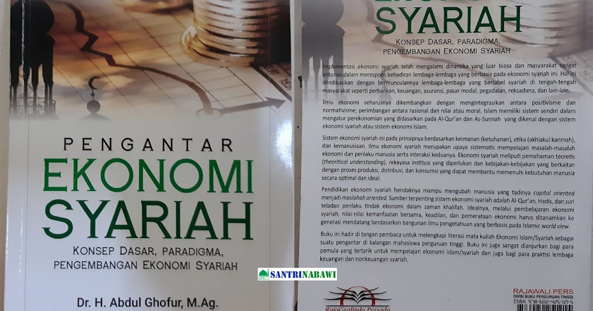 Buku Pengantar Ekonomi Syariah Abdul Ghofur Santri Nabawi Beasiswa Madinah Beasiswa Arab Saudi