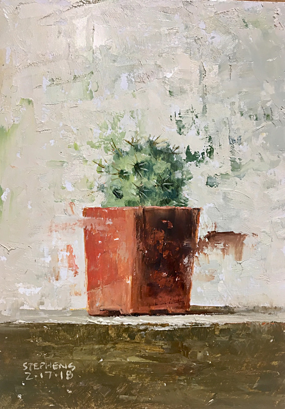 Daily Painting Small Cactus 5x7 daily-painting-small-cactus-5x7