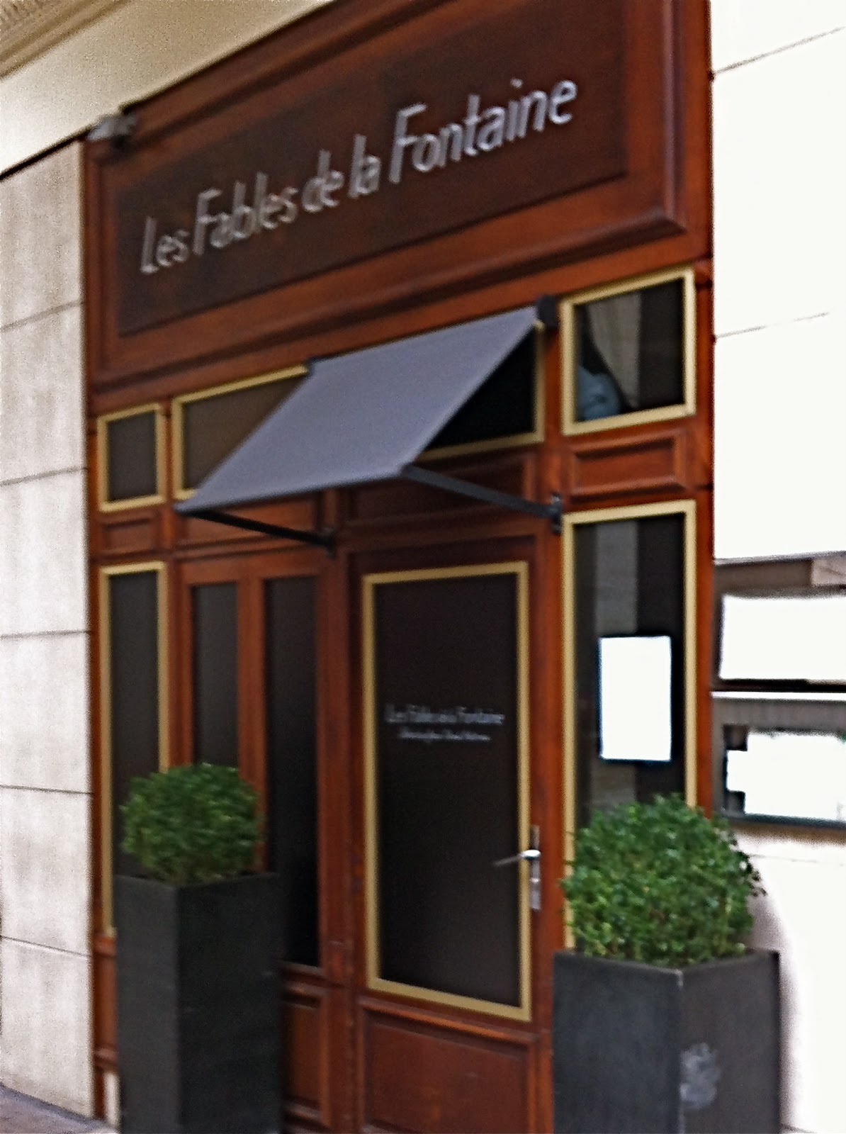 Restaurant Les Fables De La Fontaine Paris Critique Gastronomique: Restaurant Les Fables de la Fontaine à Paris 7