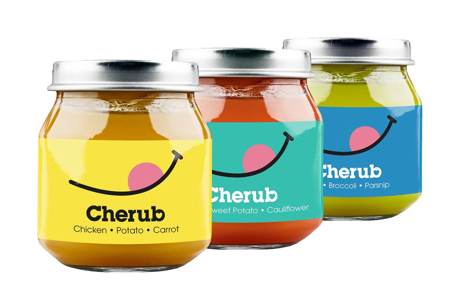 Cherub Baby Food on Packaging of the World Creative Package Design