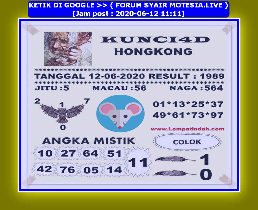 Forum Syair Hongkong KODE SYAIR RAMALAN TOTO