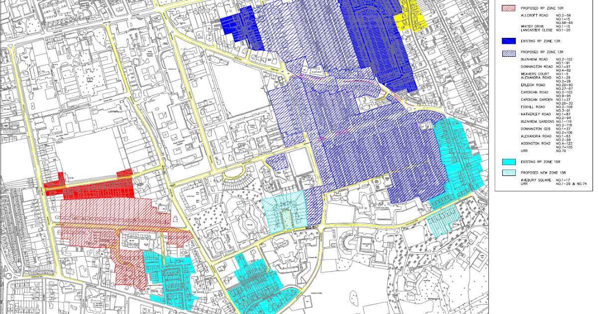 Unl Parking Permit Map Rob White (Green Party Councillor): Redlands Ward Permit Parking Going Live  Dates, Zones And Applying For Permits