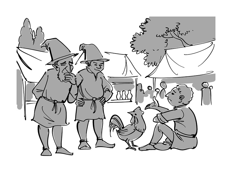 children's fairytale folktale book illustration