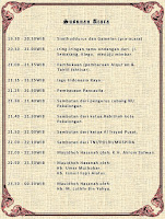 Reuni Keluarga: Susunan Acara