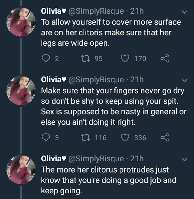 How to make a woman orgasm according to a female Twitter user