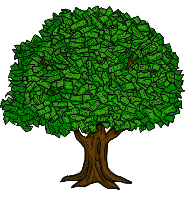 free clip art money tree - photo #4