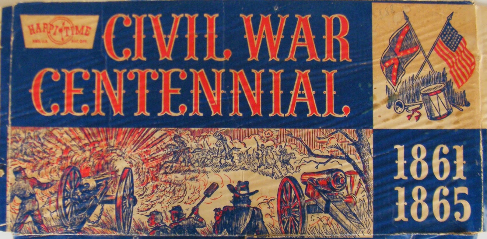 Toys and Stuff Marx Civil War Centennial Playset Box