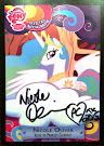 My Little Pony Nicole Oliver - Princess Celestia Series 3 Trading Card